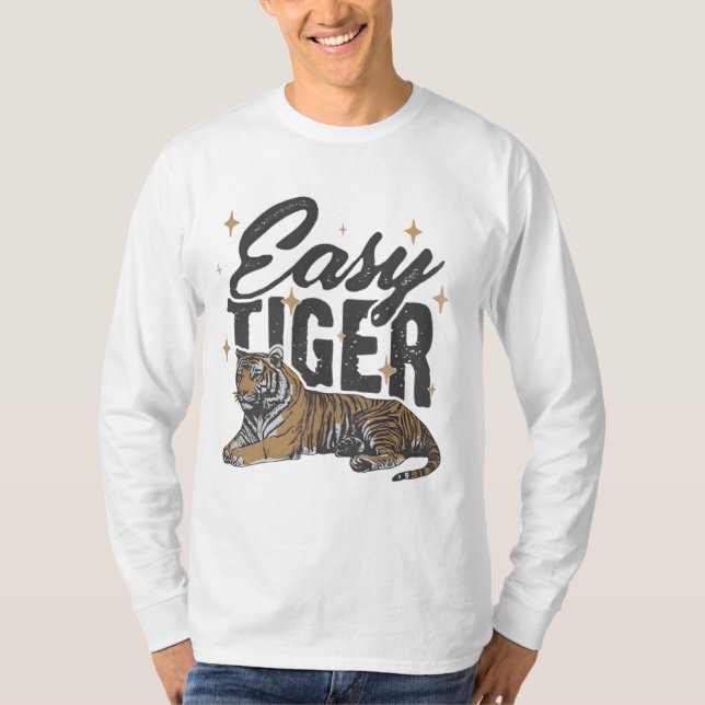 Camiseta design de Tigre Fácil (Frente)