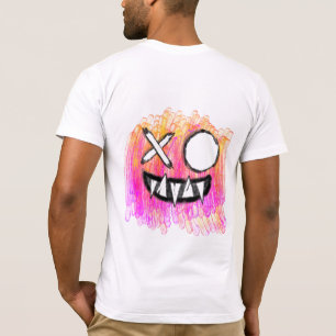 Camiseta Design de tinta sem compaixão