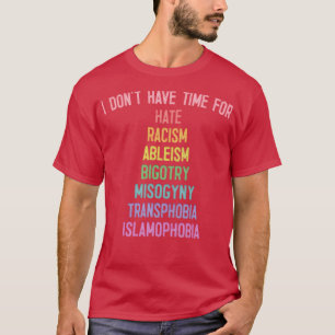 Camiseta Design de Tipografia AntiBigotry FadedStyle