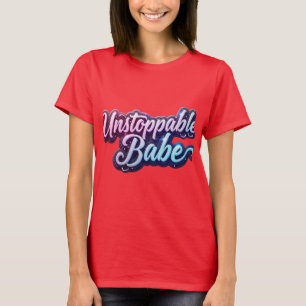 Camiseta Design de tipografia de Babe Bold.