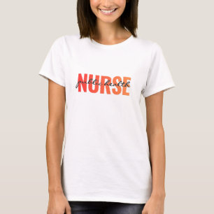 Camiseta Design de Tipografia de Enfermeira de Saúde Públic