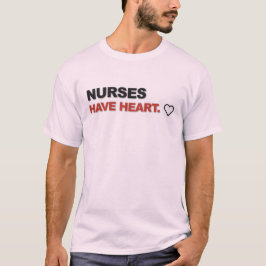 Camiseta Design de Tipografia de Enfermeira Tem Coração