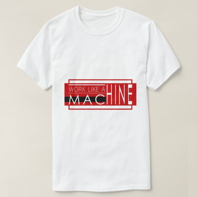 Camiseta Design de Tipografia de Texto Branco Moderno (Frente do Design)
