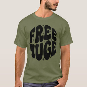 Camiseta Design de tipografia de texto enorme e gratuito co