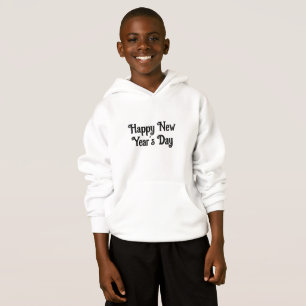Camiseta Design de Tipografia do Feliz ano novo Simples