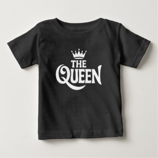 Camiseta Design de Tipografia do Texto da Rainha