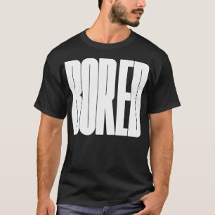 Camiseta Design de tipografia entediada