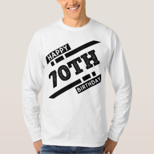 Camiseta Design de tipografia feliz de 70