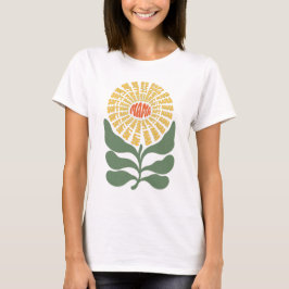 Camiseta Design de tipografia floral "Soft Mama" retrô