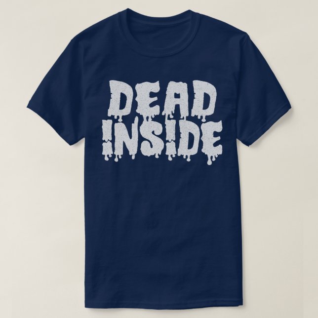 Camiseta Design de Tipografia Humorística Dentro (Frente do Design)