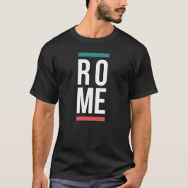 Camiseta design de tipografia negrito da cidade de Roma