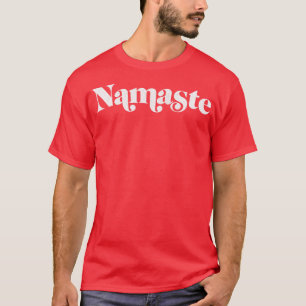 Camiseta Design de Tipografia Retro de Namaste