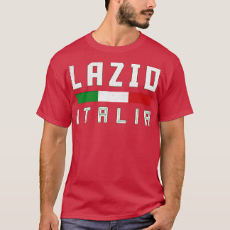 Camiseta Design de Tipografia Retro Italiana Lazio