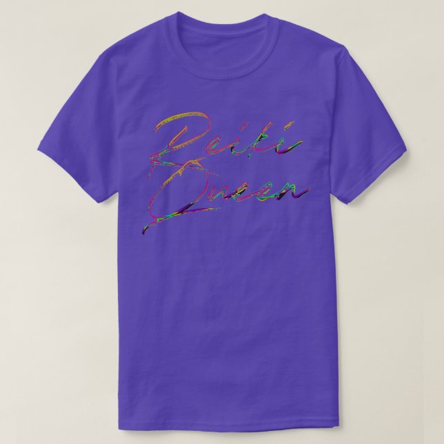 Camiseta Design de Tipografia Retro Reiki (Frente do Design)