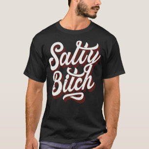 Camiseta Design de Tipografia Salty Vintage
