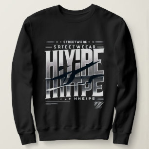 Camiseta Design de Tipografia Streetwear Hype – Bla Urbano 