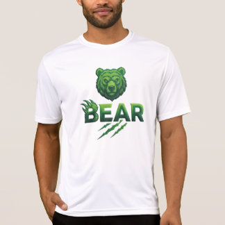 Camiseta design de tipografia Urso Verde