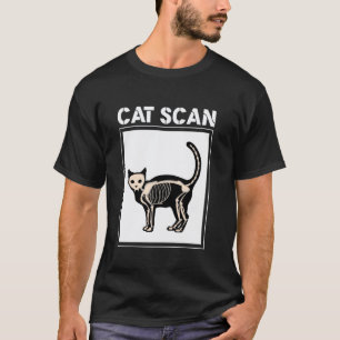 Camiseta Design de tomografia para um amante de gatos