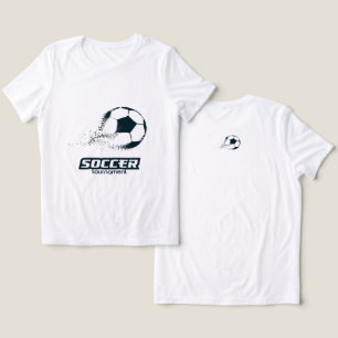 Camiseta Design de Torneio de Bola de Futebol de Partículas