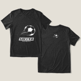 Camiseta Design de Torneio de Bola de Futebol de Partículas