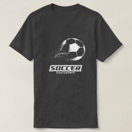 Camiseta Design de Torneio de Bola de Futebol de Partículas