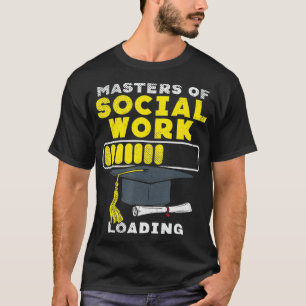 Camiseta Design de Trabalhador Social para MSW Grau - Mestr
