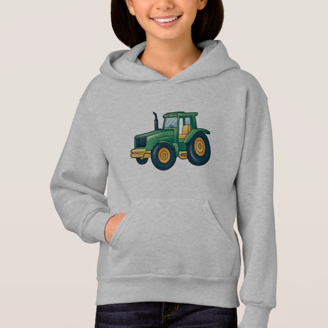Camiseta Design de Trator de Desenho Animado (Frente)