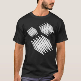 Camiseta design de três quadrados geométricos