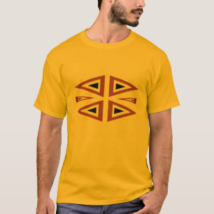 Camiseta Design de triângulo