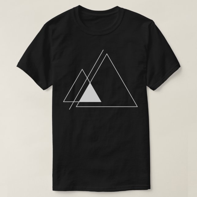 Camiseta design de triângulo 2 (Frente do Design)