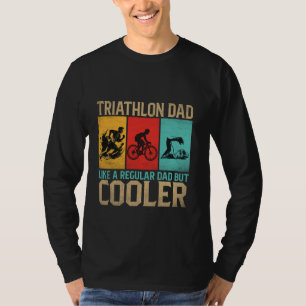 Camiseta Design De Triathlon Engraçado Para Carro De Nataçã
