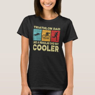 Camiseta Design De Triathlon Engraçado Para Carro De Nataçã