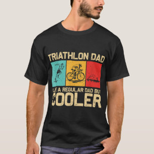 Camiseta Design De Triathlon Engraçado Para Carro De Nataçã
