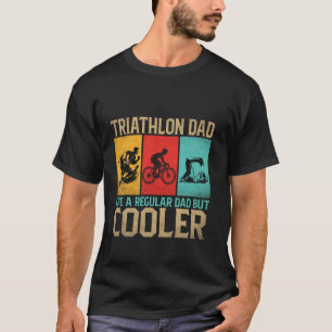 Camiseta Design De Triathlon Engraçado Para Carro De Nataçã