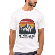 Design de Trilha Vintage de Alta Montanha Rochosa
