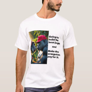 Camiseta Design de Trump Comical