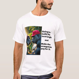 Camiseta Design de Trump Comical