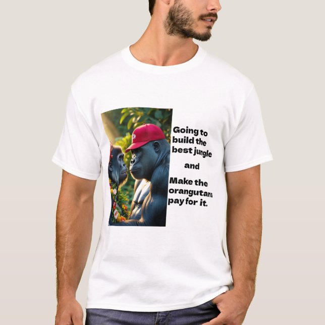 Camiseta Design de Trump Comical (Frente)