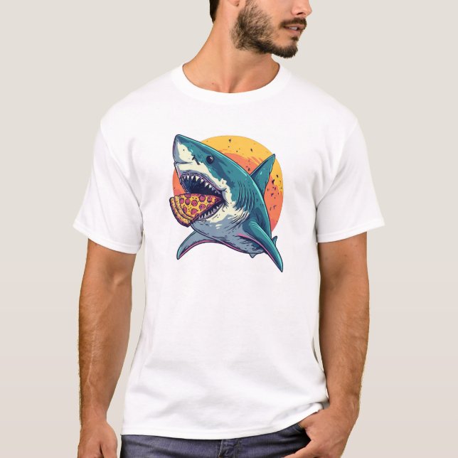Camiseta design de tubarão (Frente)