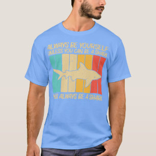 Camiseta Design De Tubarão legal Para Mulheres Homens