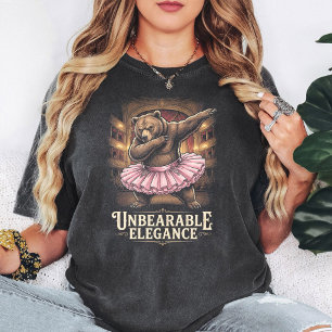 Camiseta Design de Tutu de Bailarina de Ballet do Urso Engr