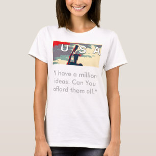 Camiseta Design de Unidade EUA Mudança: Juntos Mais Fortes