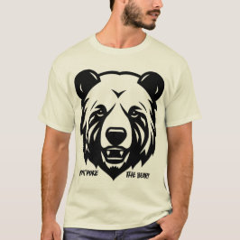 Camiseta Design de urso engraçado