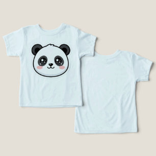 Camiseta Design de Urso Panda Envergonhado Fofo - Estilo An