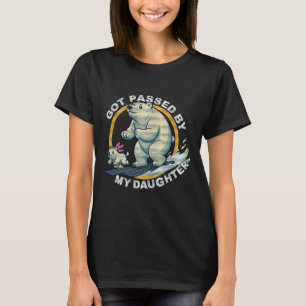 Camiseta Design de Urso Polar de Esqui Foi Chutado Pelo Meu