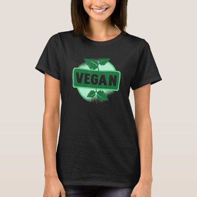 Camiseta Design De Vegan Para Os Direitos Dos Animais E Dos (Frente)