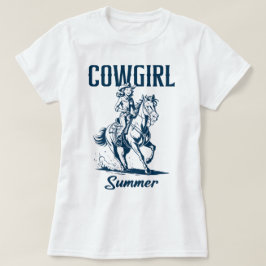 Camiseta Design de Verão da Cowgirl!