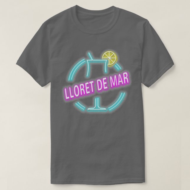 Camiseta Design de verão do coquetel Lloret de Mar (Frente do Design)