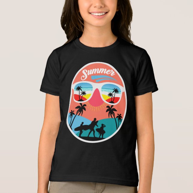 Camiseta Design de Verão Vintage-68265 (Frente)