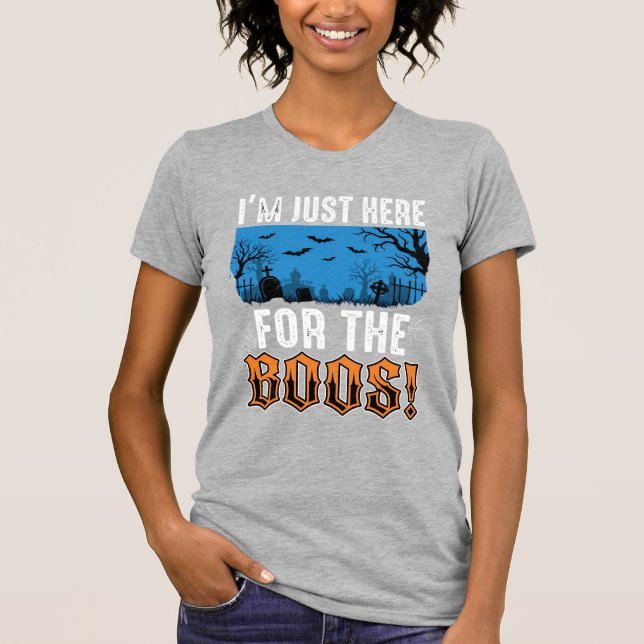 Camiseta Design de Vetor Cemitério de Fantasmas do Dia das  (Frente)